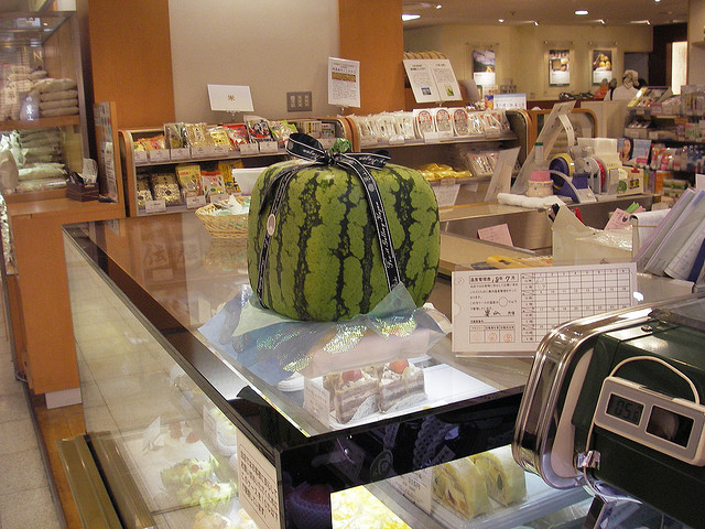 Cubic watermelon