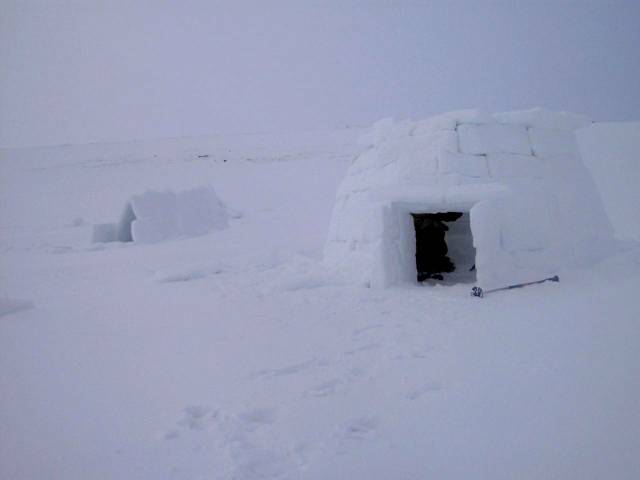 Igloo on the Cairngorm Plateau