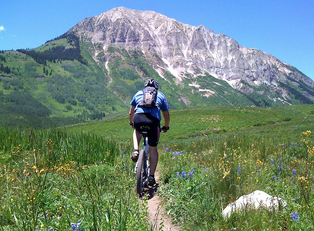 Mountain biking