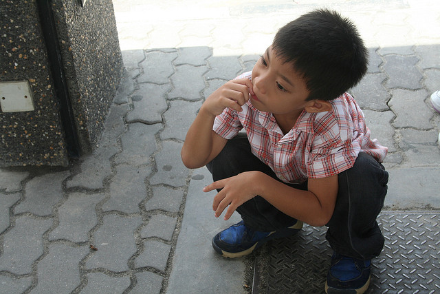 Nail biting