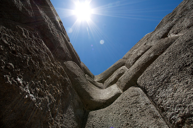 Inca walls were made of stone and perfectly engineered